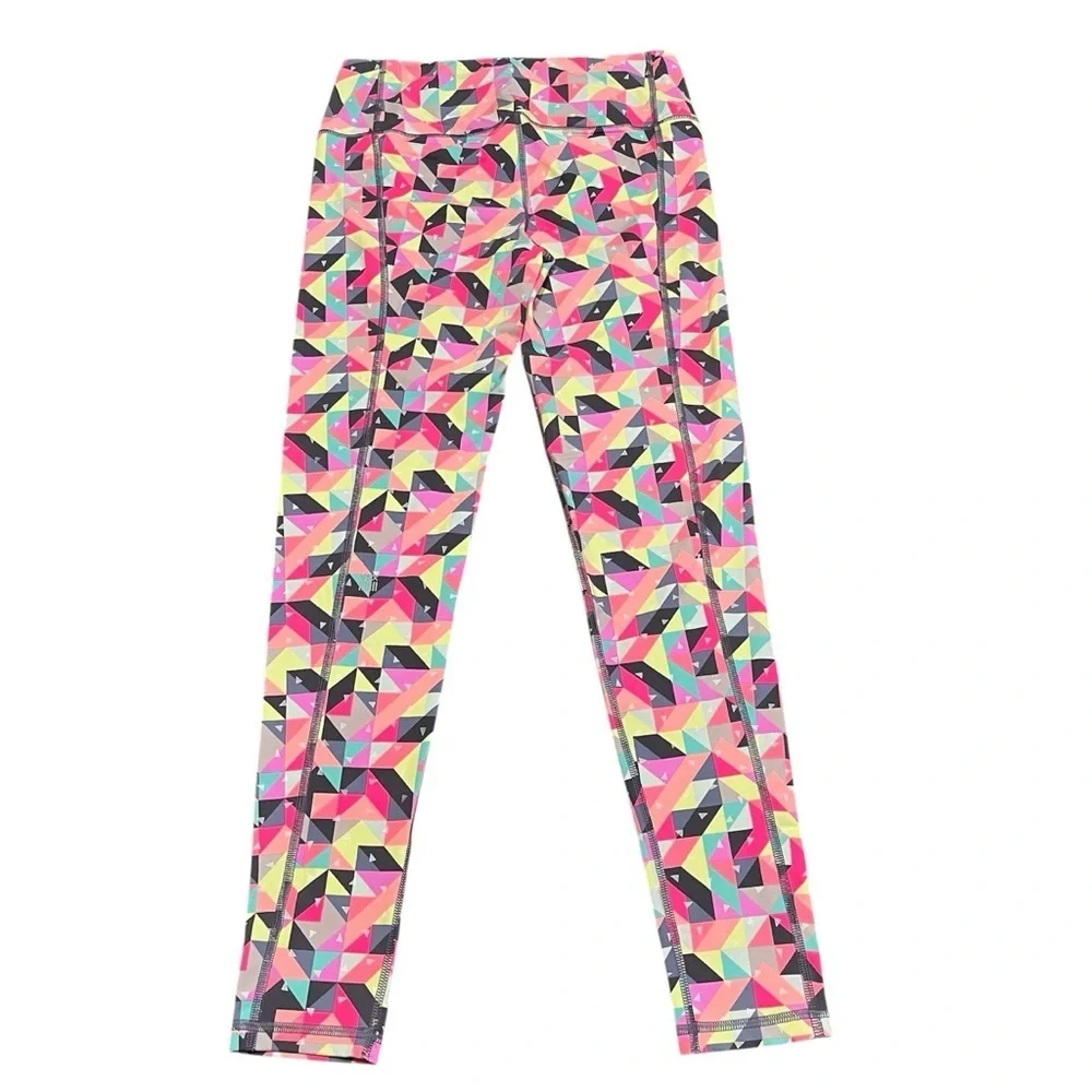 Victoria's Secret VSX Sport Knockout Leggings - Pink, Yellow, Black Size M